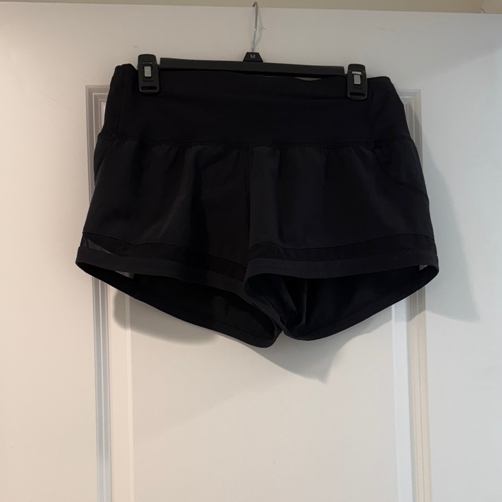 Women's Black Lululemon Shorts